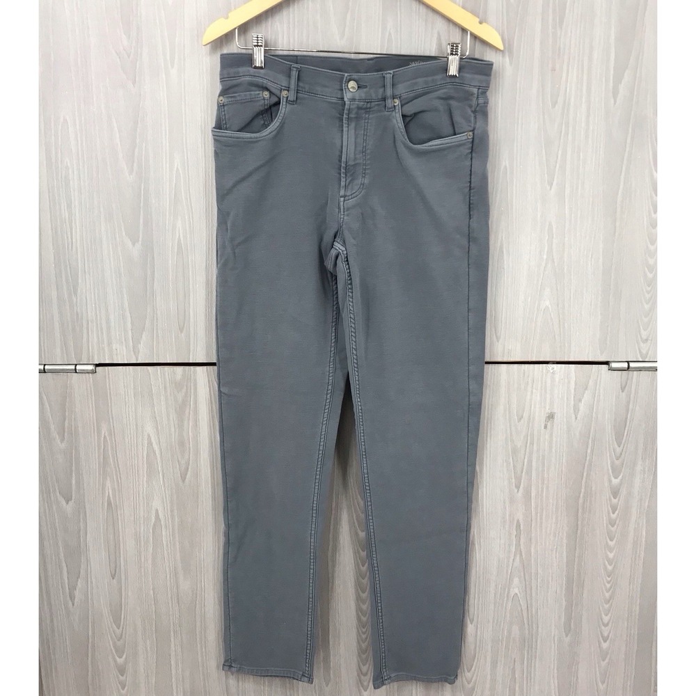 Faherty Brand Pants Men's Blue Soft Stretch 5-Pocket Casual Jeans Style Size 32